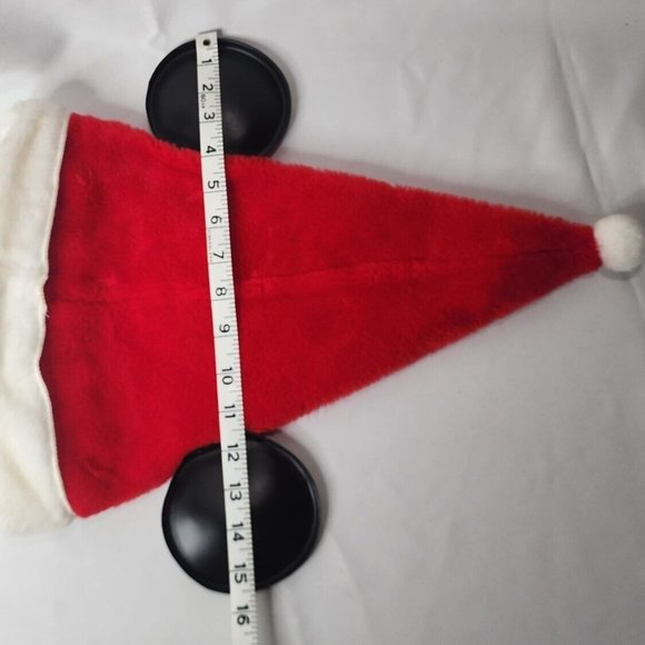 Vintage Disneyland Mickey Mouse Ears Santa Hat Goofy Hat Company Christmas - Picture 6 of 6